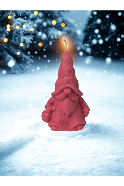 Winter Gnome El Yapımı Dekoratif Mum – Premium Kış Koleksiyonu