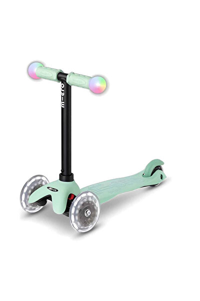 Micro 4in1 Mini2grow Deluxe Magic 3 Tekerlekli Işıklı Yeşil Scooter