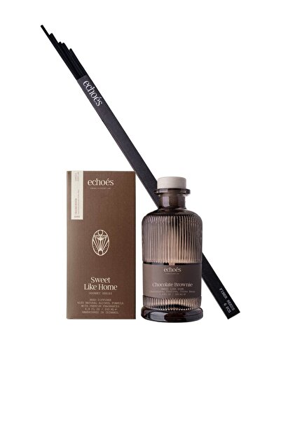 Echoes ناشر رائحة شوكولاتة براوني فاخر مع أعواد - 200 مل