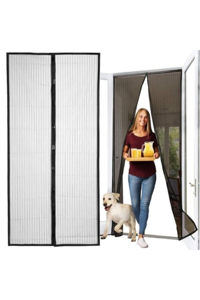 KESNUP Anti-insect net for door, 220 x 100 cm, Black