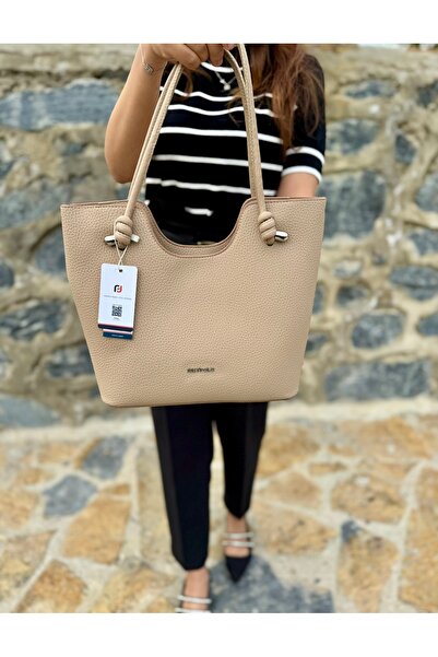 Just Polo Women's New Season Soft Leather Luxury Handbag Shopper