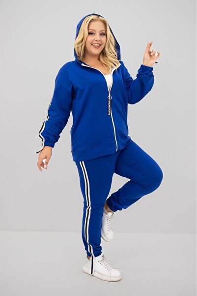 ANATOLIATEKSTILE 💙💗 Women's tracksuit plus size – | Sport-casual style 👟