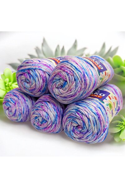 NAKO Outlet İhraç Fazlası El Örgü ipi 900gr - Ebruli