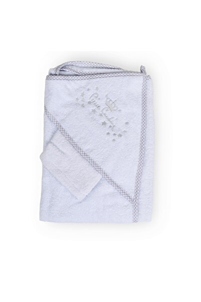 Pierre Cardin Gray Swaddle Bath Towel