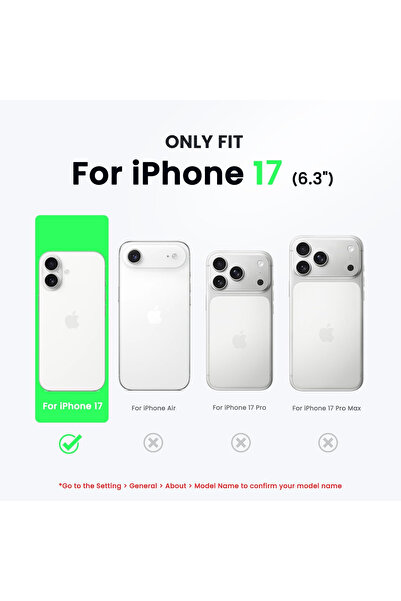 KVK PRİVACY Apple iPhone 17 Compatible – Khaki Green Launch Liquid Silicone Case, Shockproof Cover