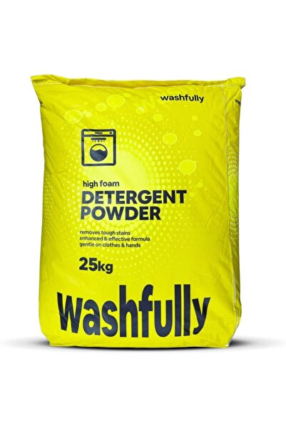 Cleany Genie مسحوق غسيل عالي الرغوة من واشفولي، لإزالة البقع الصعبة، 25 كجم