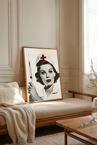 Dekorsiahome Tek Parça Ahşap Çerçeveli Oturma Odası Salon Mutfak Tablosu TK1988