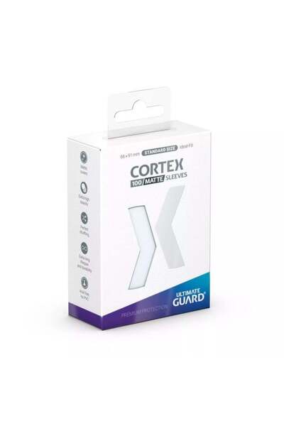 Ultimate Guard Cortex Sleeves Standard Size Matte Transparent (100)