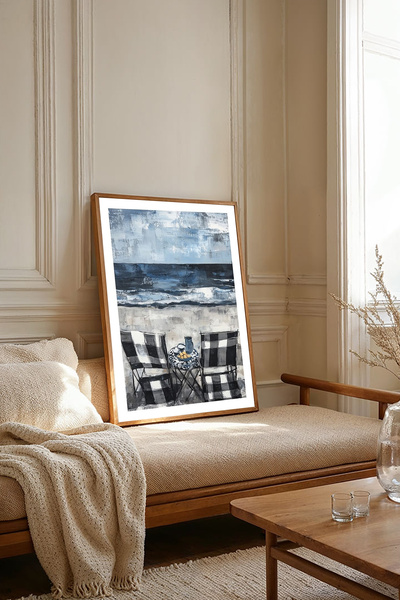 Dekorsiahome Τραπέζι σαλονιού κουζίνας με ξύλινο πλαίσιο μονοκόμματο TK2079