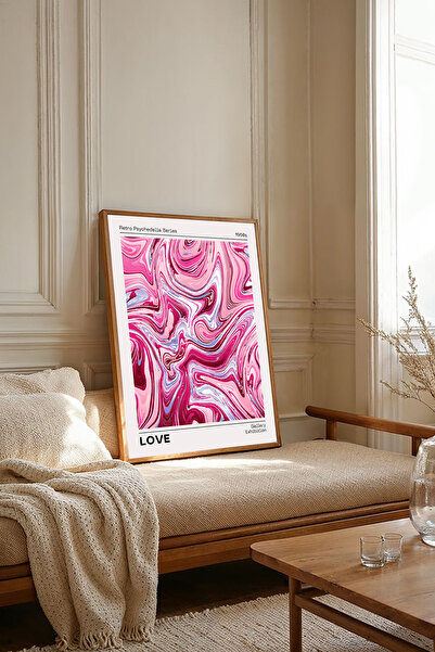 Dekorsiahome Τραπέζι σαλονιού κουζίνας με ξύλινο πλαίσιο μονοκόμματο TK1953