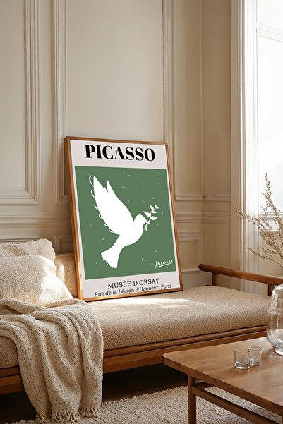 Dekorsiahome Masa dintr-o bucată cu cadru din lemn pentru sufragerie, sufrage...