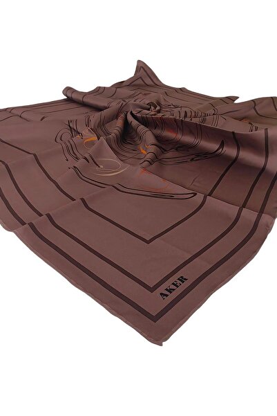 Aker Silk Crepe Satin Scarf 2026 Winter Season 9091701-331