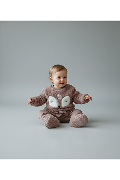 Necix's Welsoft Bottom and Top Set with Booties for Baby Girl