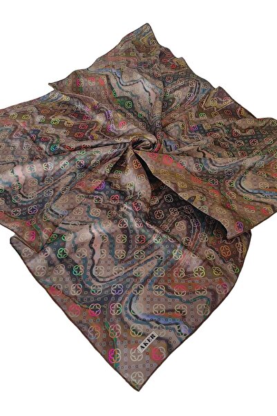 Aker Silk Crepe Satin Scarf 2026 Winter Season 9049701-331