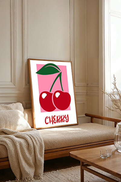 Dekorsiahome Tek Parça Ahşap Çerçeveli Oturma Odası Salon Mutfak Tablosu TK1959