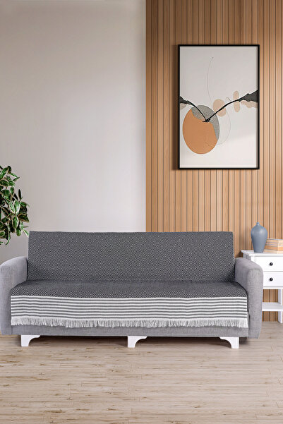 pamore Husa pentru scaun 170x200 cm |   Protector decorativ anti-alunecare cu franjuri frontale pentru canapea extensibilă și canapele