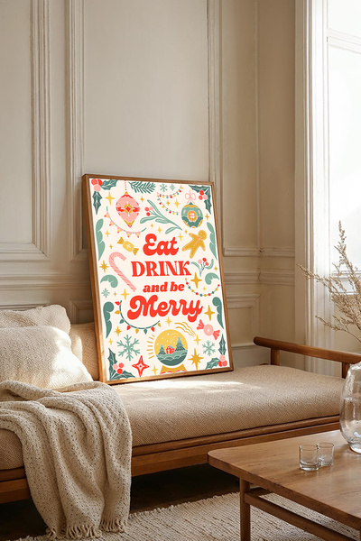 Dekorsiahome Τραπέζι σαλονιού κουζίνας με ξύλινο πλαίσιο μονοκόμματο TK1965