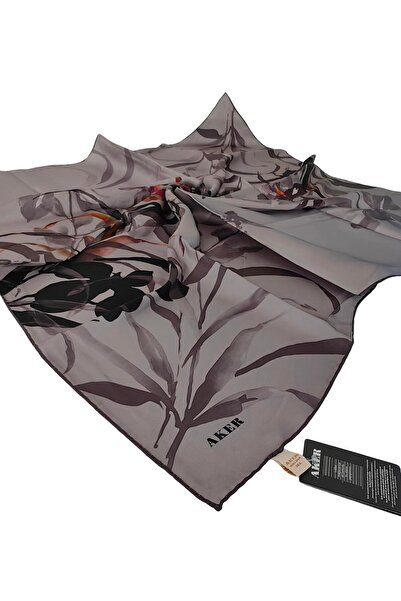 Aker Silk Crepe Satin Scarf 2026 Winter Season 9078701-371