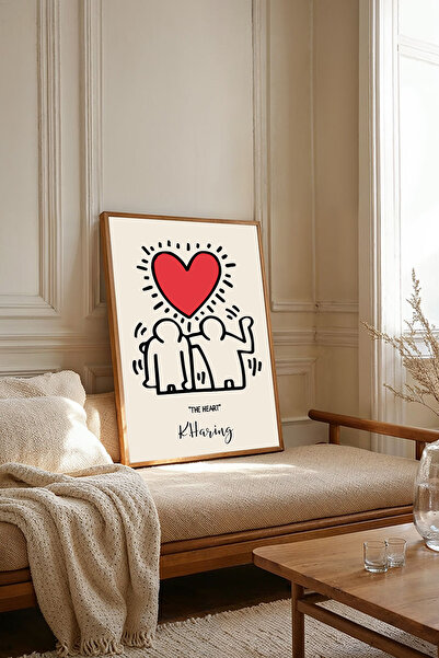 Dekorsiahome Tek Parça Ahşap Çerçeveli Oturma Odası Salon Mutfak Tablosu TK2026