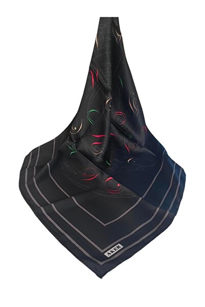 Aker Silk Crepe Satin Scarf 2026 Winter Season 9091701-312