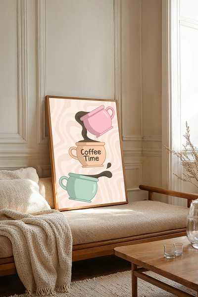 Dekorsiahome Τραπέζι σαλονιού κουζίνας με ξύλινο σκελετό μονοκόμματο TK1930