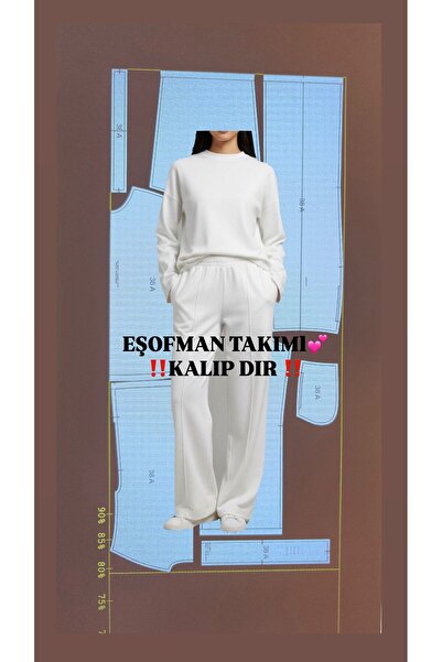 MODA EŞOFMAN TAKIMI DIY KESİM DİKİM KALIBI DIR !!!!!!