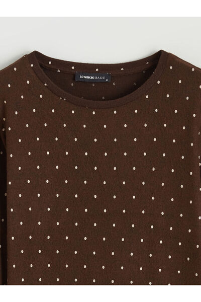 LC Waikiki Блискучі вибори від Shining Store | Жіночий боді з велосипедним коміром і крапками