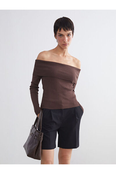 LC Waikiki Boat Neck Women's Knitwear Sweater