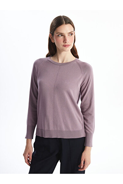 LC Waikiki طاقم الرقبة سترة تريكو المرأة