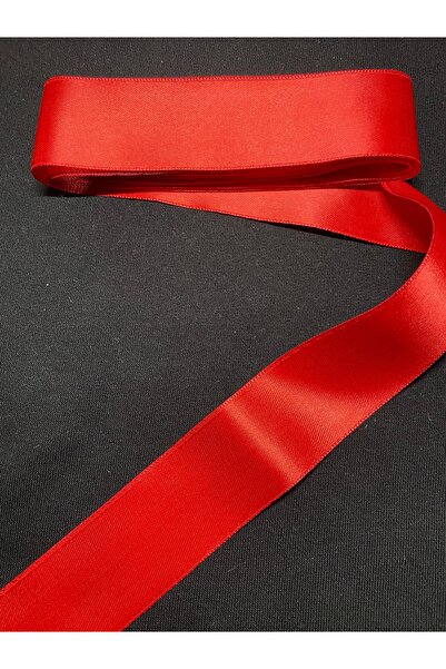 Massaltay Red Satin Ribbon 4cm 5 Meters – Decorative Ribbon, Gift and Henna Decoration
