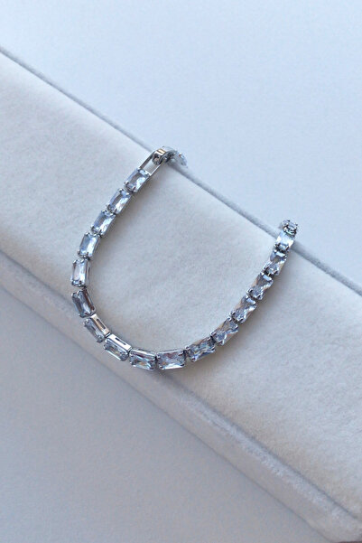 captiva Volenta Shop Zircon Stone Long Cut Stone 4 mm Sparkling Waterway Brac...