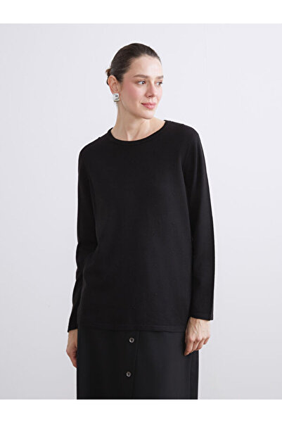 LC Waikiki Crew Neck Self-Patterned Women's Knitwear Sweater