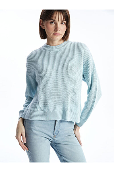 LC Waikiki Crew Neck Oversize Women's Knitwear Sweater