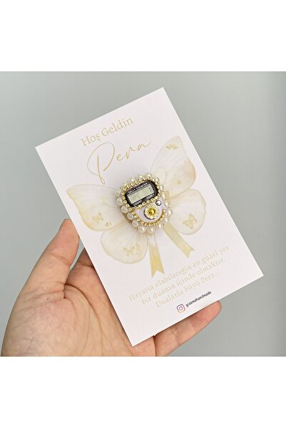 gizeminelemeği Luxury Stone Zikirmatik, Mevlid Gift, Circumcision Gift, Baby ...