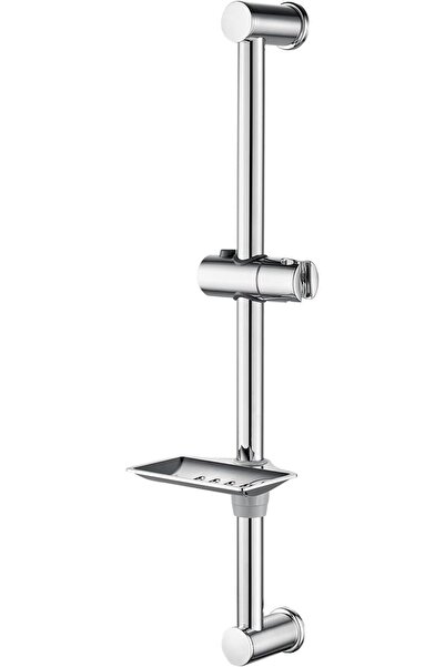 Ibergrif قضيب دش منزلق M20802 — قضيب دش كروم قابل للتعديل مثبت على الحائط مع ...