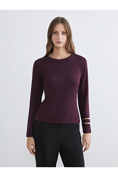 LC Waikiki Plum Crew Neck Women's Bodysuit