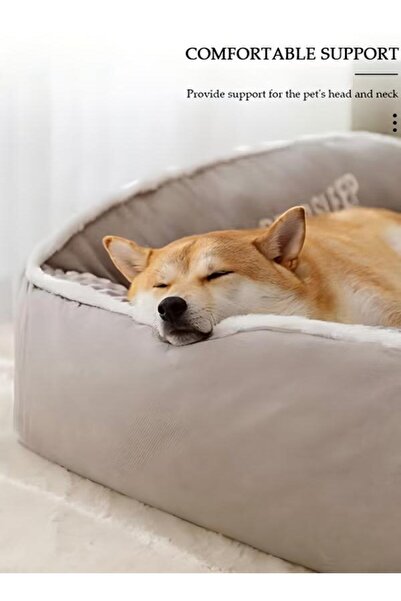 Generic Dog Bed, Non-Slip Pet Sofa Lounger Puppy Couch Removable Machine Washable Cover Cushion Big Cat Kenn