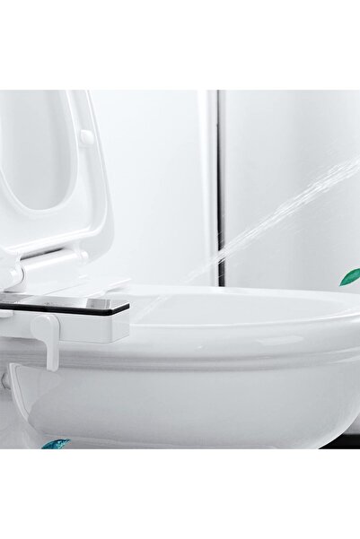 IBAMA Non-Electric Toilet Bidet Attachment - Dual Nozzle, Black