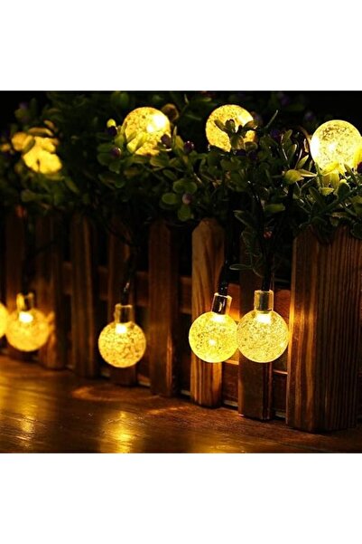 Generic 5-meter solar-powered string lights, 30 waterproof LED lights, for decorating gardens and balconies