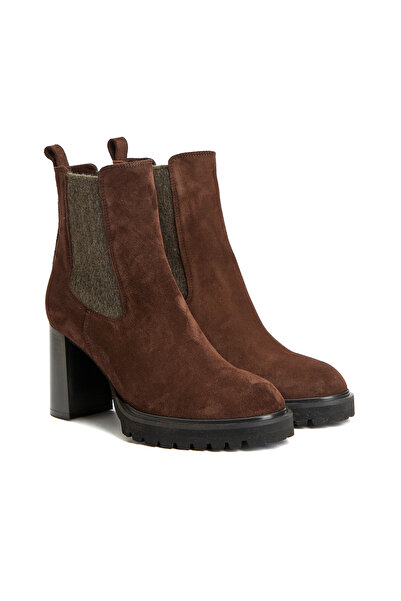 Network George Hogg for Kahverengi Kadın Süet Deri Bot