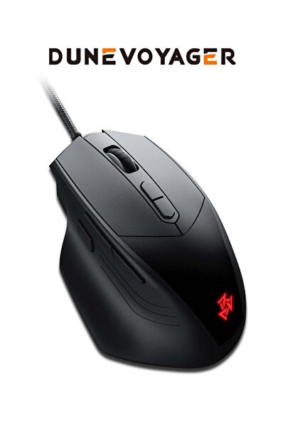DuneVoyager DV-GE6 Macro Programmable FPS Gaming Mouse, 7200 DPI, 1000Hz
