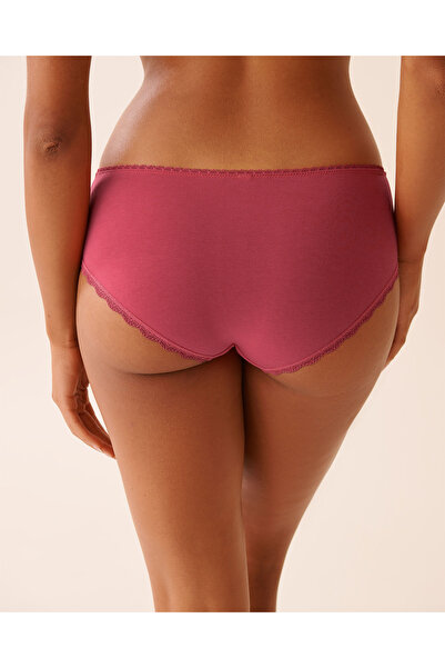 La Vie en Rose سروال داخلي هيبهجر بتفاصيل من القطن والدانتيل