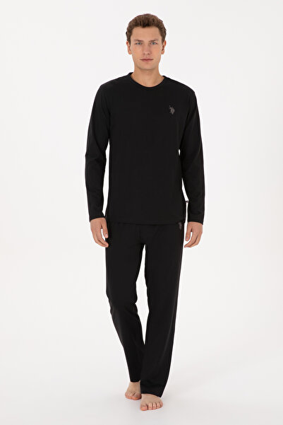 U.S. Polo Assn. Men's Black Pajama Set 50318602-Vr046