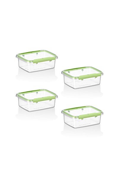 Smartware Set of 4 Press - Lock Storage Containers 360 ml