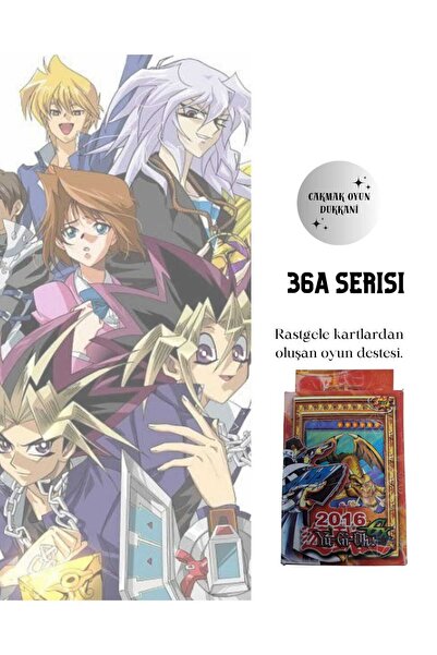 Cakmak Oyun Dukkani 1 Kutu Yugioh Destesi 36A Kart Serisi Yu-Gi-Oh! Kartları