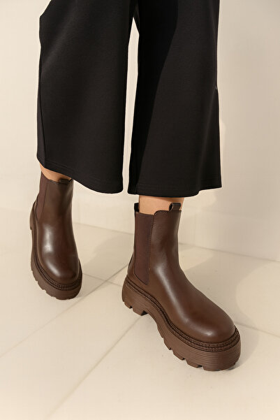 Trendlov Acı Kahve Lastikli Postal Bot