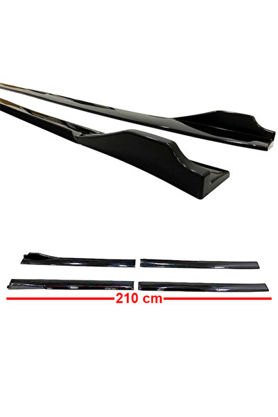 DG Power Universal Marşpiyel Lipi Bıçak Flaplı Abs Plastik Siyah Renk Kenarlı...