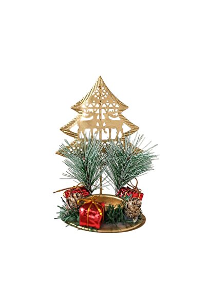 OEM Decorative Christmas Candle Holder, Flippy, Table Candle Ornament, Fir Tree Model c
