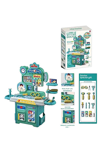 Toybox Doctor Play Set for Kids, Pretend Play Medical Kit with Stethoscope & Accessories