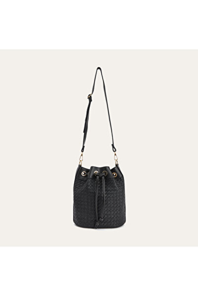 Mudo Shoulder Bag with a Knitted Look